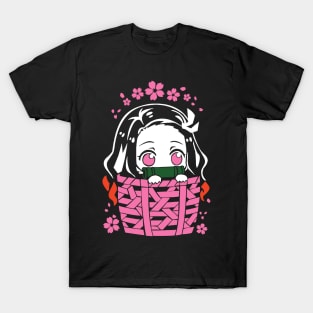 nezuko chibi style cute T-Shirt